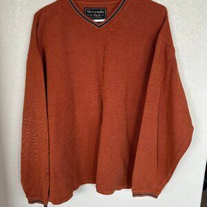 Abercrombie & Fitch orange sweater